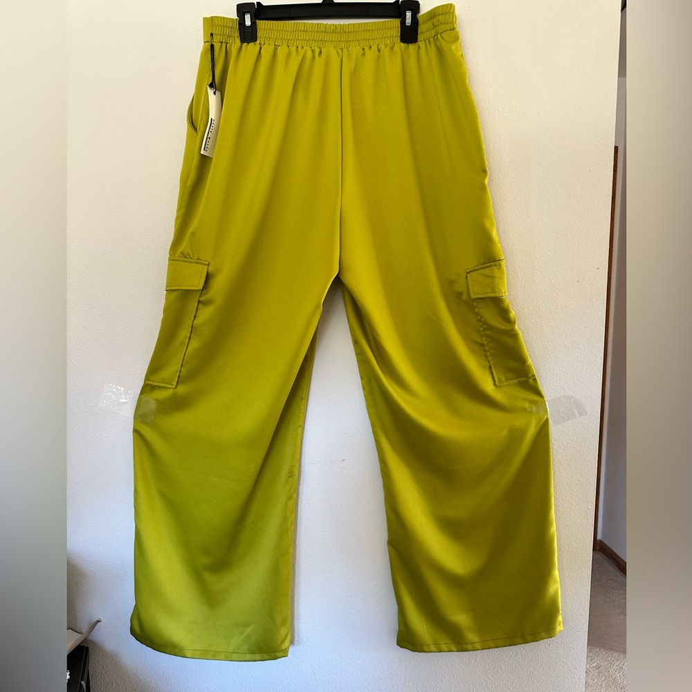 Beautiful HAUTE MONDE SATIN PANTS